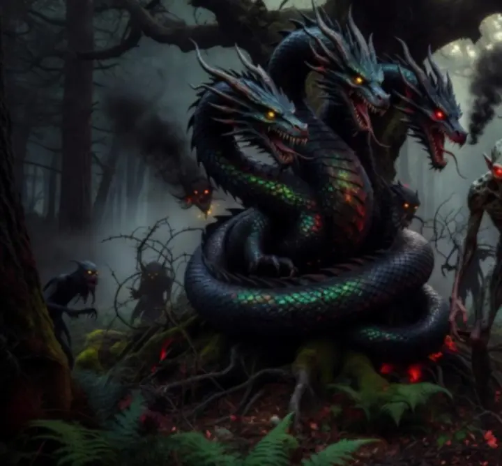 Sötét, legendás ellenfelek és antagonista karakterek a fantasy kalandjáték világában