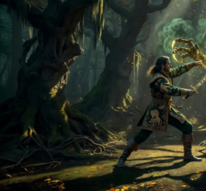 Intenzív harci jelenet a Ultimate Magyar Zone magyar fantasy játék világában