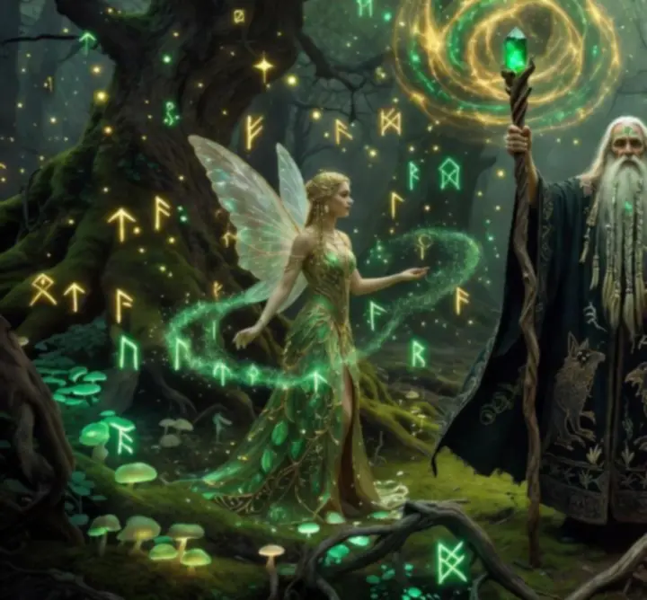Magikus varázslók és harcosok misztikus magyar fantasy környezetben